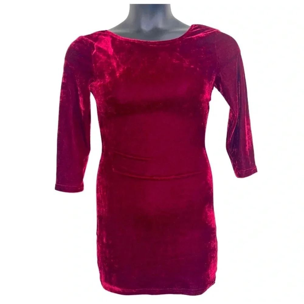NWT TOBI Velvet Mini Dress Size Small